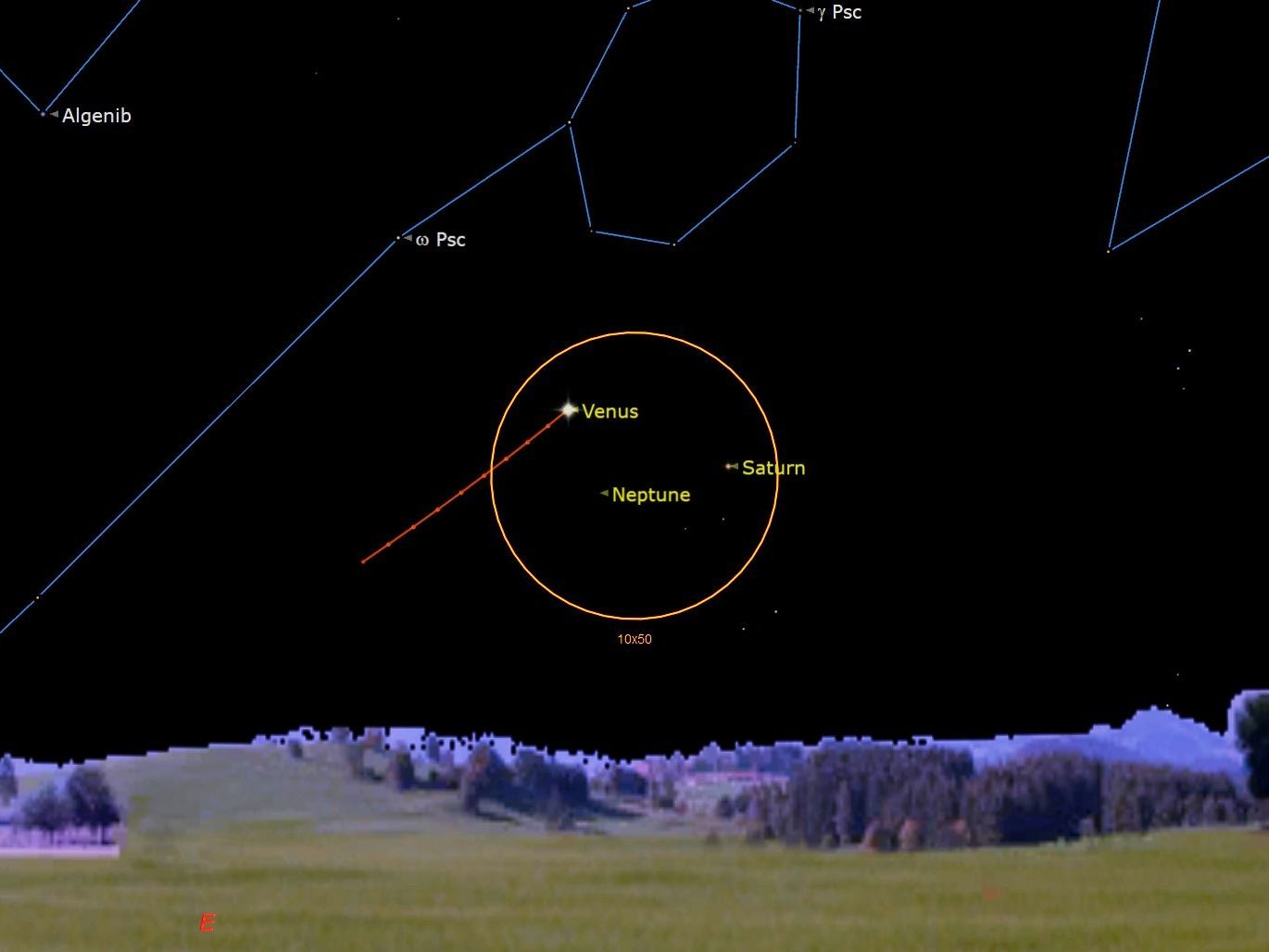 Rare Planetary Trio of Venus Saturn and Neptune Graces the Pre Dawn Sky on May 2